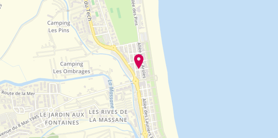Plan de Creperie Alexandre, 7 Rue des Roses, 66700 Argelès-sur-Mer