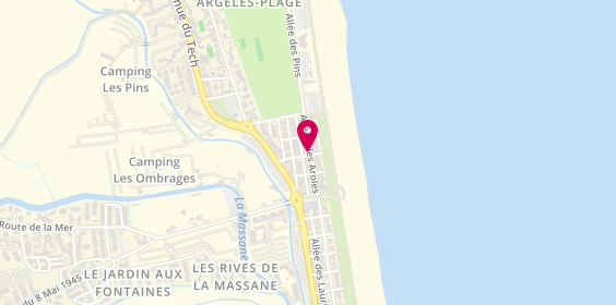 Plan de Chez Simon, 10 Rue des Oeillets, 66700 Argelès-sur-Mer