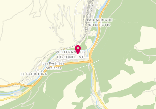 Plan de La Forge d'Auguste - Restaurant Villefranche de Conflent, 54 Rue Saint-Jean, 66820 Villefranche-de-Conflent