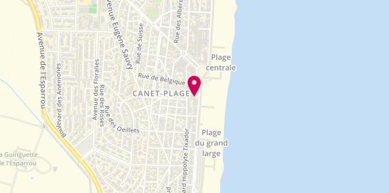 Plan de Le Miramar, 12 promenade de la Côte Vermeille, 66140 Canet-en-Roussillon