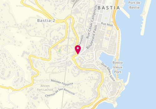 Plan de Zebrus, 1 Boulevard Paoli, 20200 Bastia