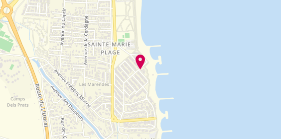 Plan de Family Snack, Avenue des Albatros Angle
Rue des Mouettes, 66470 Sainte-Marie-la-Mer