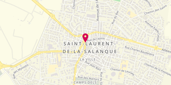 Plan de L'Occitan, 25 Rue Emile Zola, 66250 Saint-Laurent-de-la-Salanque