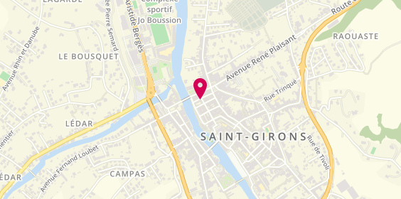 Plan de Chez Saïd, 29 Rue des Jacobins, 09200 Saint-Girons