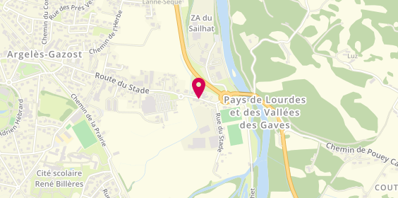 Plan de Café du Stade, 68 Bis avenue Robert Coll, 65400 Argelès-Gazost