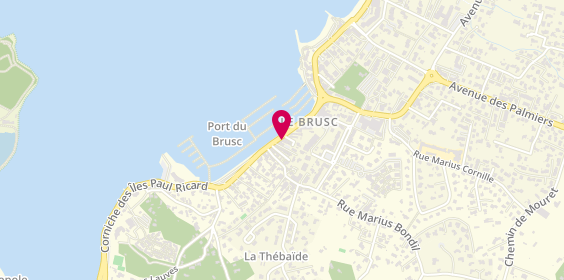 Plan de La P Tite Bouff, 195 Quai Saint-Pierre, 83140 Six-Fours-les-Plages
