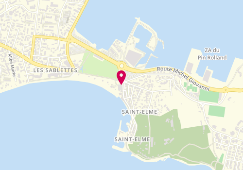 Plan de Snack Saint Elme, 7 Avenue Jetée, 83500 La Seyne-sur-Mer