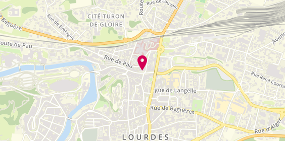 Plan de Au Pain Lourdais, 16 Boulevard de la Grotte, 65100 Lourdes