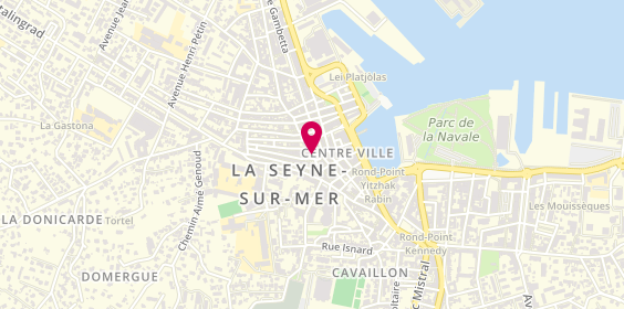 Plan de Traiteur - la Gamelle du midi - Livraison de repas sur Toulon, 7 Rue de la République, 83500 La Seyne-sur-Mer