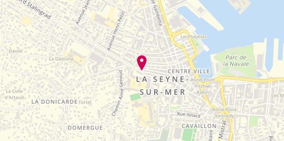 Plan de Le P'tit Encas, 2 place Germain Loro, 83500 La Seyne-sur-Mer