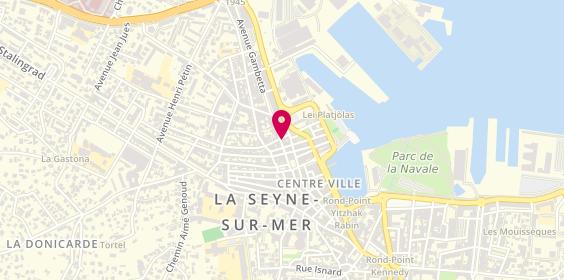 Plan de House Burger, 9 avenue Gambetta, 83500 La Seyne-sur-Mer