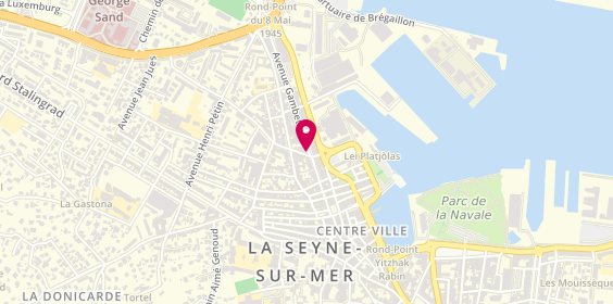 Plan de Eb Restauration, 2 Avenue Gambetta, 83500 La Seyne-sur-Mer