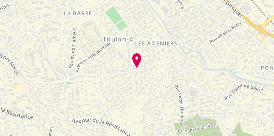 Plan de Allo Pizza, 503 Boulevard Jean Baptiste Abel, 83000 Toulon