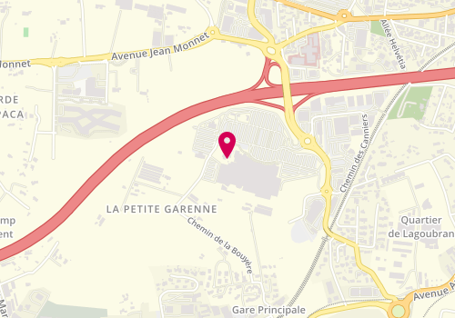 Plan de Del Arte, Centre Commercial Carrefour la Bastide
55 chemin de la Bouyère, 83190 Ollioules