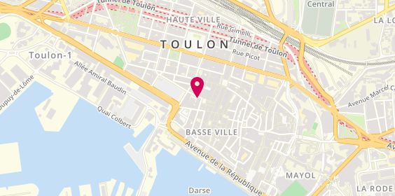 Plan de Ms Food, 3 Rue Louis Jourdan, 83000 Toulon