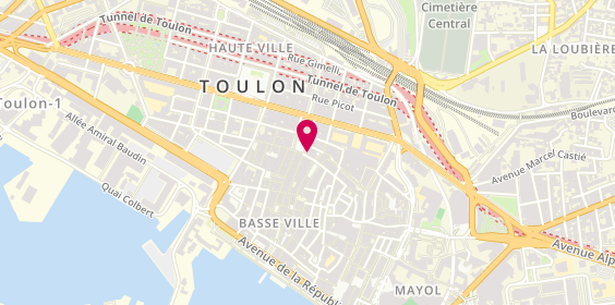 Plan de Falafels factory, 16 Rue Molière, 83000 Toulon