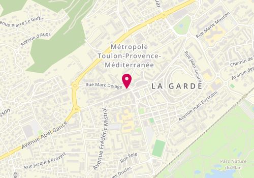 Plan de Lasagnerie, 12 avenue Sadi Carnot, 83130 La Garde