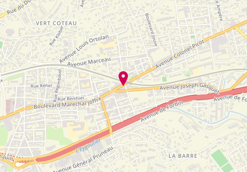 Plan de SNACK la Petite Récré, 724 Boulevard Maréchal Joffre, 83100 Toulon