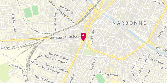 Plan de O'regal, 3 Avenue General Leclerc, 11100 Narbonne