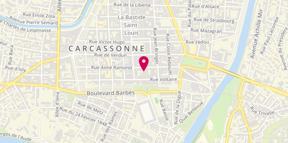 Plan de La Gaufrerie, 19 Rue Courtejaire, 11000 Carcassonne