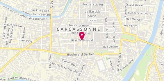 Plan de La Vieille Ecole, 73 Rue Aimé Ramond, 11000 Carcassonne