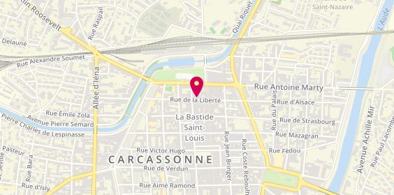 Plan de Kfc, Zone Artisanale la Ferraudière, 11000 Carcassonne