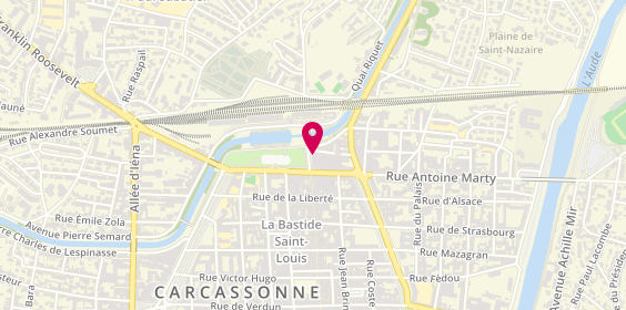 Plan de Le Bistro Carcassonne, 2 avenue du Maréchal Joffre, 11000 Carcassonne