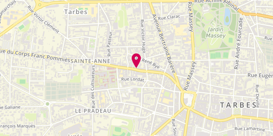 Plan de Bonne Pizza et Bon Burger, 44 Rue Georges Lassalle, 65000 Tarbes