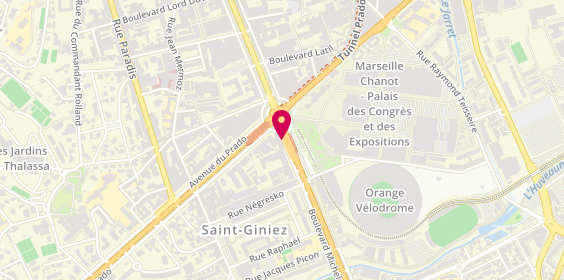 Plan de O'stadium, 2-4 Boulevard Michelet, 13008 Marseille