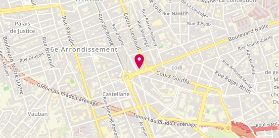 Plan de Chez Fortunee, 7 Boulevard Baille, 13006 Marseille
