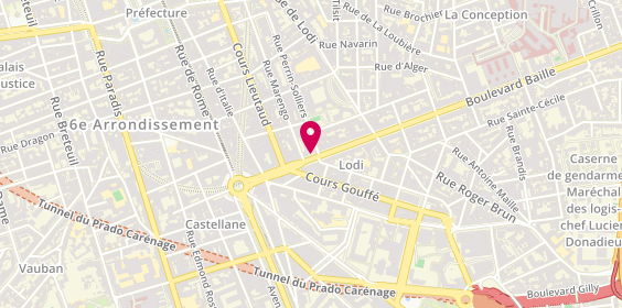 Plan de Ariana, 25 Boulevard Baille, 13006 Marseille
