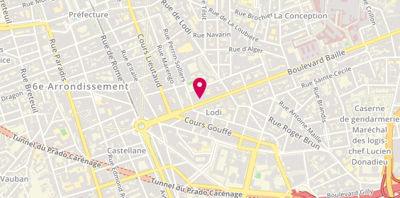 Plan de Ariana Istanbul, 37 Boulevard Baille, 13006 Marseille