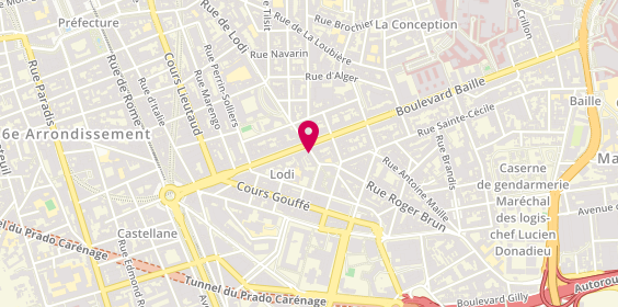 Plan de Gold Diner, 130 Rue de Lodi, 13006 Marseille