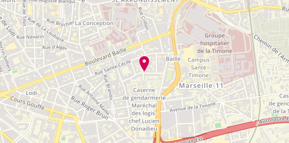 Plan de Chez Pepita, 30 Rue du Portail, 13005 Marseille