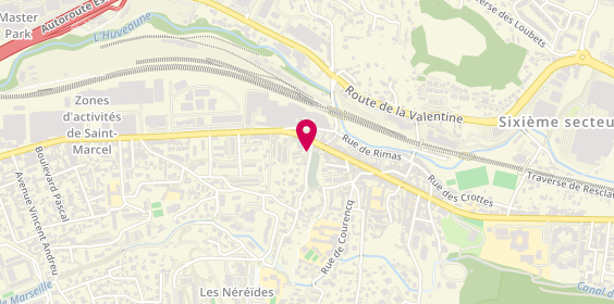 Plan de M.plaisir :sanswitch -burger - pizza, 110 Boulevard de Saint Marcel, 13011 Marseille