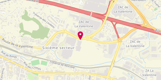 Plan de Snack le Calice, 146 Route de la Valentine, 13011 Marseille