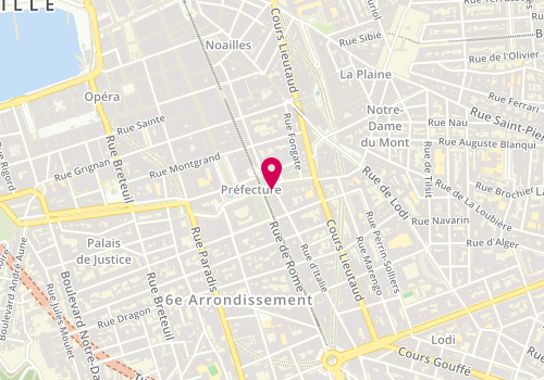Plan de SAS Ny'r, 6 Boulevard Louis Salvator, 13006 Marseille