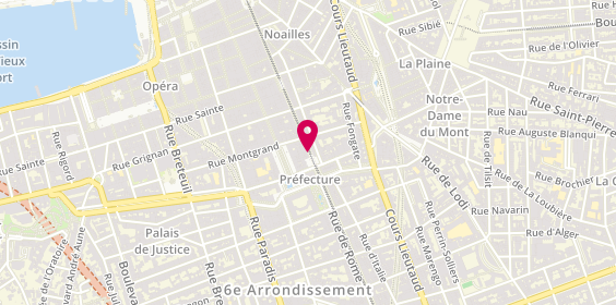 Plan de Carrefour City, 2 place de Rome, 13006 Marseille