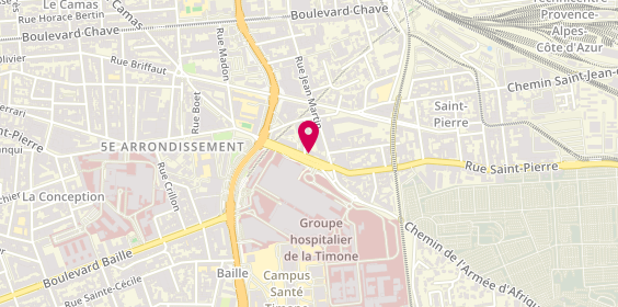 Plan de Le Frangin, 279 Rue Saint-Pierre, 13005 Marseille