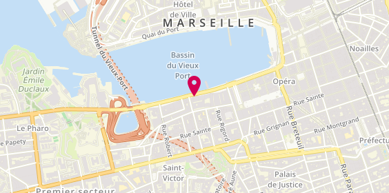 Plan de Nil's Garden Fast Food Lounge, 26 Quai de Rive Neuve, 13007 Marseille