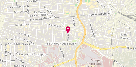 Plan de Chicha Times Square Marseille, 22 Rue Boet, 13005 Marseille