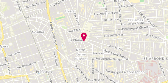 Plan de Friterie de la Plaine, 67 Place Jean Jaures, 13006 Marseille