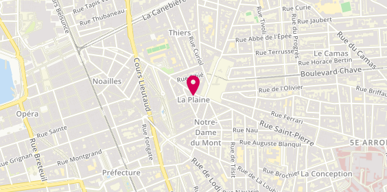 Plan de Frères Brioche la Plaine, 46 Rue des 3 Mages, 13006 Marseille