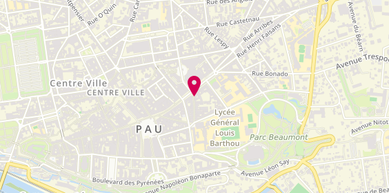 Plan de Po-Nouilles, 24 Rue Lamothe, 64000 Pau