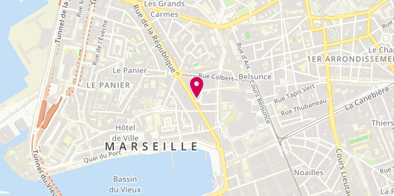 Plan de BECOME, bar à salades, 26 Rue de la République, 13001 Marseille