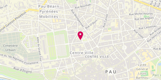 Plan de LEBORGNE Francis, 4 Rue d'Orléans, 64000 Pau