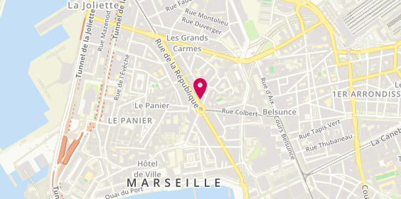Plan de Dubble Marseille République | Healthy Food, 6 place Sadi-Carnot, 13002 Marseille