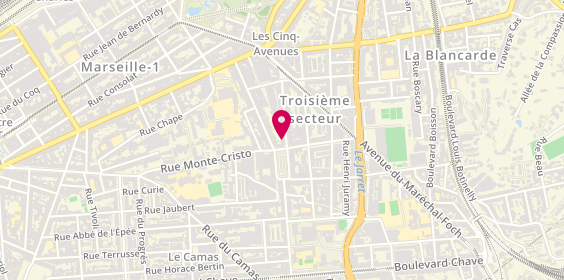 Plan de Cafi Shop, 30 Boulevard Georges Clemenceau, 13004 Marseille