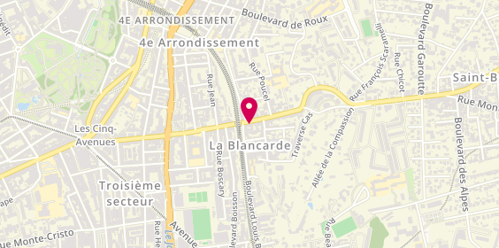 Plan de 116 Street, 116 Boulevard de la Blancarde, 13004 Marseille
