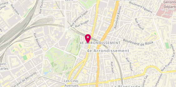 Plan de Grillades Cesar, 107 avenue des Chartreux, 13004 Marseille